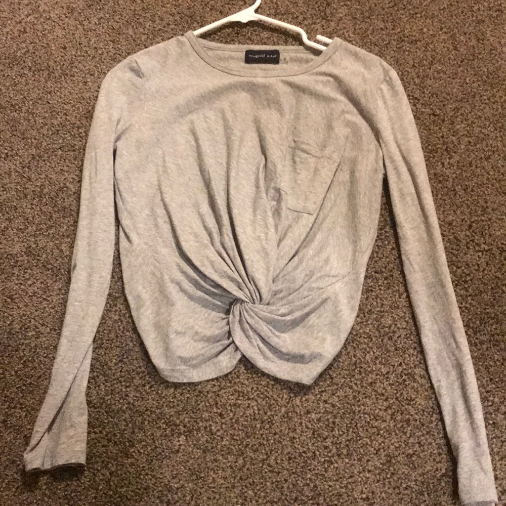 Gray, long sleeve shirt from Böhme